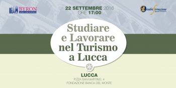 Studiare e lavorare nel turismo a Lucca – Partecipa all’evento del 22 settembre