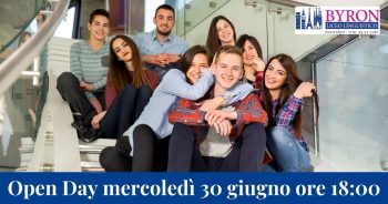 Mercoledì 30 giugno c’è l’Open Day del Liceo Linguistico Byron