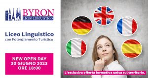 Open Day Liceo Byron 30 Giugno 2023