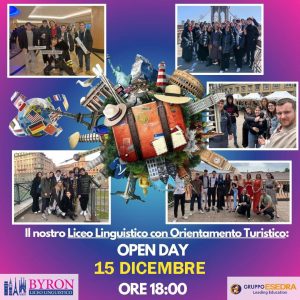 Open day 15 dicembre Liceo Byron di Lucca